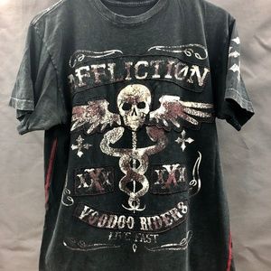 Mens Small Affliction Supertee t shirt
